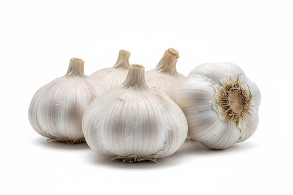 generate clear and high quality image of garlic for my shopify grocery store